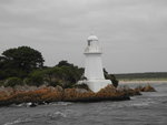 Entrance Island & 燈塔 及背後 Macquarie Heads 的長長沙灘
TAS01067