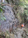 黃龍坑郊遊徑經大藏龍澗口位, 星期二的瀑布消失了
DSCN6719