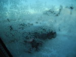 貼滿雪花的旅遊巴窗
DSC01236