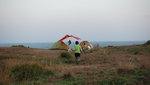 我地星期五包船入, 山丘頂草地只有我地3人露營, 做了山頭霸王
DSC02963