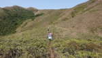 山線小組山路上紅花嶺脊路, 麻雀坑在左
DSC03935