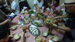 10人8菜, 有雞, 蝦, 帶子, 魚, 墨魚丸, 炒魚仔, 炒菜, 和炒魷魚等, 好豐富
DSC00678
