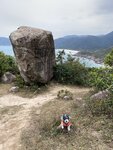 行至此大石, 好似叫鬼頭石, 便開始落山去東灣沙灘
20230114-089