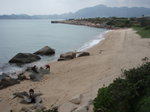 沙灘尾為石礦場, 海對面為赤柱半島
P4195635