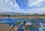 白石角海濱長廊遙望八仙嶺, 黃嶺, 屏風山一帶, 還見到洞梓觀音像20260201_132907~2