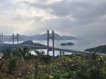 汲水門大橋, 海中的燈籠洲和遠處的青衣島20260203_092813