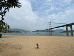 馬灣東灣沙灘, 汀九大橋(左遠處)和青馬大橋(右近處)
20260309_102308~85