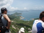 陰山上下望石排灣(?), 崖頭及遠處的香港島南區(?)
P6037258