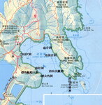 浪茄灣, 上午罾棚角海岸, 下午標尖角海岸