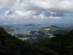 雙瀑頂遠眺香港島, 周公島, 喜靈洲及南丫島, 三枝香都望得好清楚哩, 連風車杆都睇到
P7088669