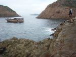 隔離船, 登岸地方離飯甑洲(左)與罾棚角(右)之間水道不遠
P9041439