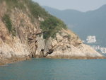 對岸遙望T骨洞與T骨石
P9182568