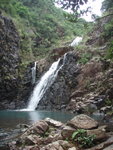 烏鹿瀑, 右邊有山路上瀑頂, 上面為獨鹿瀑
P9252815