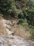 "雙獅"瀑頂其實接回南大嶼山郊遊徑, 亦是一離澗位, 再上溯會比較陡峭
PB204260