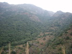 往右的谷位為鳳塘石澗(或又稱東九牙坑), 澗尾為擎天峽.  茶壺咀脊行一段後轉右下降碎石林坡
P1156318