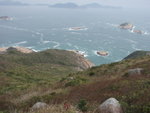 近岸的大小癩痢及遠處的火石洲與沙塘口
P3060275