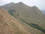 所見小路相信是屏風山落鶴藪之山路, 而山谷中為屏鶴石澗
P3130588