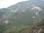 遙望鶴咀山, 己有隊友在下面石澳坑中大休
P3251492