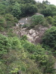 下山途中聽見人聲, 原來沿澗下降的隊友在一橋口叫喚
P4082413