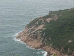 上山途中下望海邊, 綑邊前隊己在前面轉彎處
P5204857