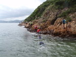 滘西洲這邊與早上吊鐘的南岸真是兩個世界, 這裏風平浪靜
P6240139