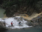 水澇漕3疊瀑潭的第1瀑變了黃白河
P7060149