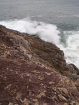 岸邊大石被浪打得蓋過了
P9230127a
