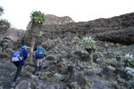 Barranco Wall, 上此牆時不時要手腳並用
Kili0584