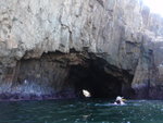 海上龍宮洞, 有2洞口, 要泳穿
P6300238