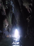 穿蠟燭洞, 從北洞口入, 南洞口出
P8180106