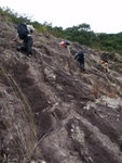 上溯孖崗山北崗南坑 - 一大壁, 好乾爽, 正!
PB170277