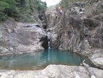 下降黃棠石澗, 有個大水池, 水質看來還好
PC150233