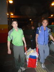 大埔墟火車站74K巴士總站集合, &#24378;哥與表哥一早到來收集隊友帶來的大休物品, 有勞, 辛苦哂啦 
P2040001