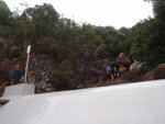 引水道尾鹿巢坑水壩前大休
P4110050