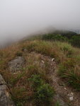 上至山脊即遇風, 霧, 雨
P4220127