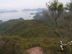 下望印洲塘, 海中左吉澳, 右往灣
P4270082