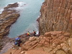 至斷崖, 右上攀上龍脊岩去
P5230064