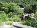 大隊轉左落澗, 見到左邊北龍澗口的水壩
P7080333
