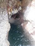 潛水洞, 上面入洞篤落水後要由洞口這裏潛出來
P7130169