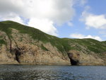 長岩灣內的長岩險洞(左)及大禮堂(右)
DSC01307