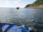 船停在長岩灣內, 另2隻船陸續到達
DSC01308