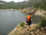 返回岸邊後繼續綑邊往南灣
DSC05176