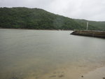 麻南笏中一碼頭, 隱約見海中有人影
DSC05763