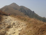 鳳徑3段上山, 前望見鳳凰山, 右望見羅漢塔
DSC00178