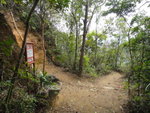 回望來路(右)及上吊手岩脊的山路(左)
DSC01461