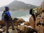 石澳山仔南岸綑邊, 遙望一陣會綑的鶴咀東岸
DSC02646