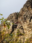 攀玩觀音山南崖一石崖 (左)
DSC03914