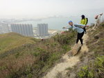 婆髻山腰路與左邊落低埔的脊路
DSC06542