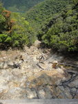 紫潭10號澗, 橋上下望隱約見大潭中水塘
DSC07340