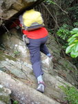 要橫越這個位置, 其實這個位一失手便落崖, 小心呀
DSC08995